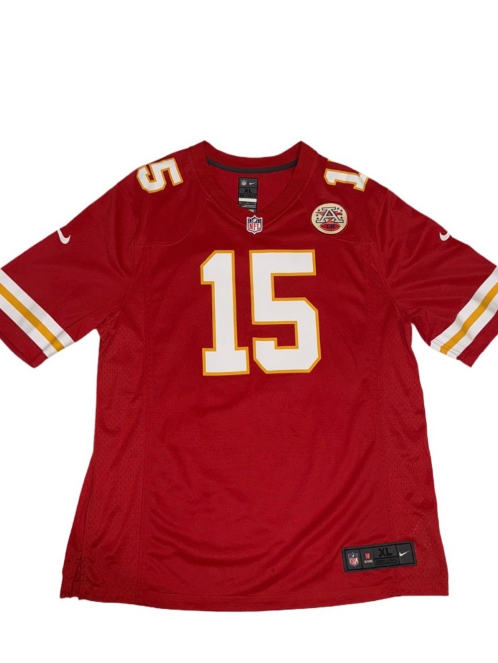 Nike Chiefs Mahomes #15 Jersey XL NFL Red Football